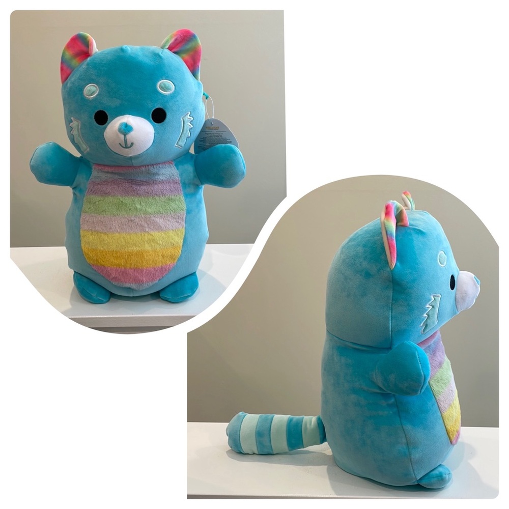 NWT 14” Vanessa the Red Panda with Rainbow Belly HUGMEES Squishmallow